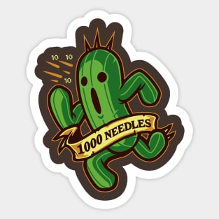 1000 Needles Sticker